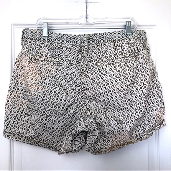 Sonoma Tribal Boho Pattern Chino Style Shorts - Picture 3 of 8